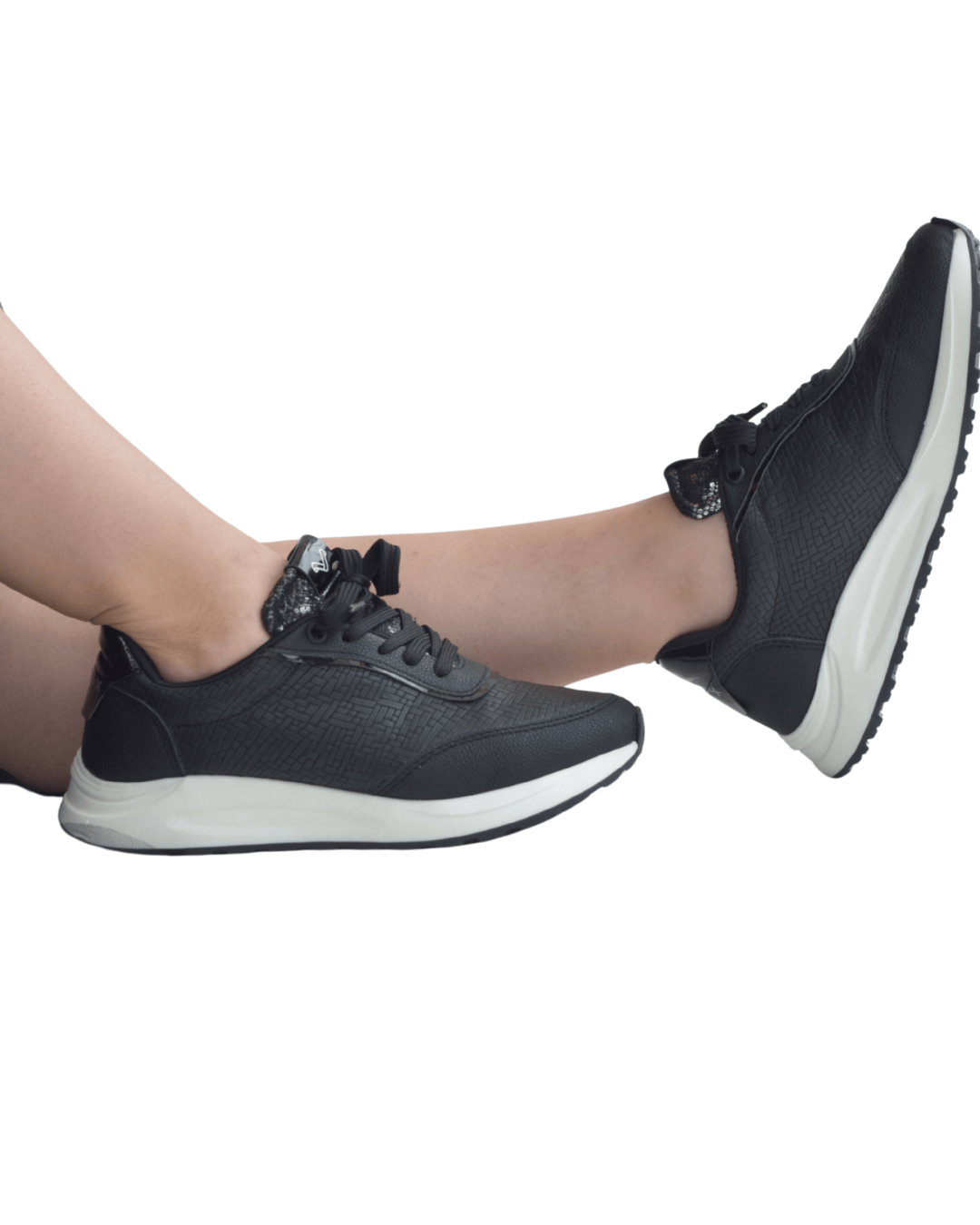 Lace Queens Negro - Zapatos Cómodos | Macux