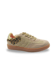 Tenis Glam Rio Gold | Tendencia Animal Print Beige Dorado Mujer