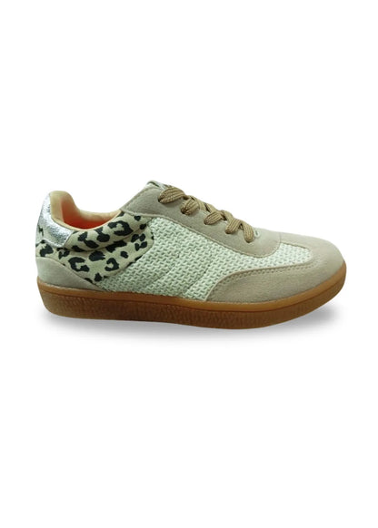Tenis Glam Rio Silver | Tendencia Animal Print Plateado Mujer